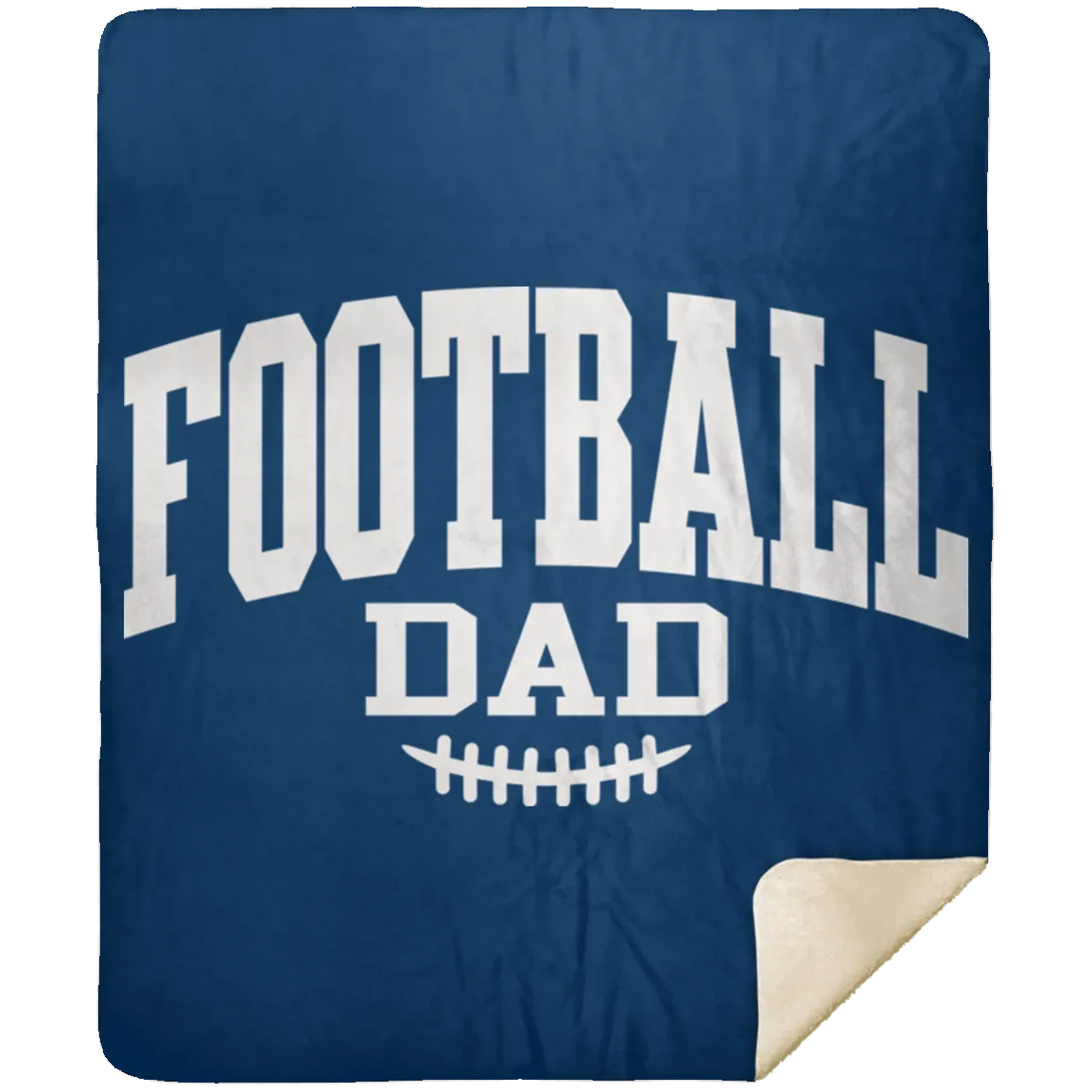 Football Dad MSHM Premium Sherpa Blanket 50x60