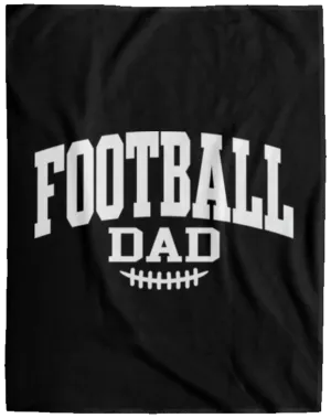 Football Dad VPL Cozy Plush Fleece Blanket - 60x80