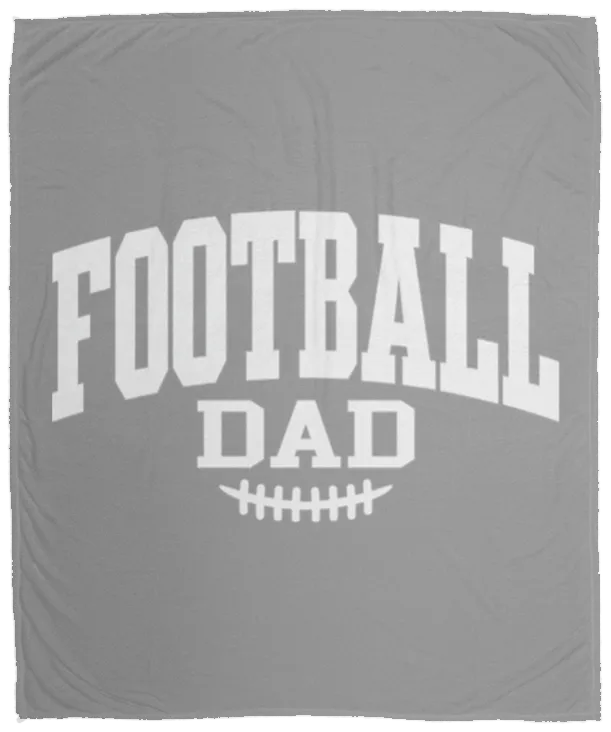 Football Dad VPM Cozy Plush Fleece Blanket - 50x60