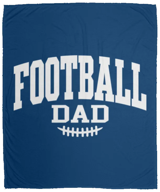 Football Dad VPM Cozy Plush Fleece Blanket - 50x60