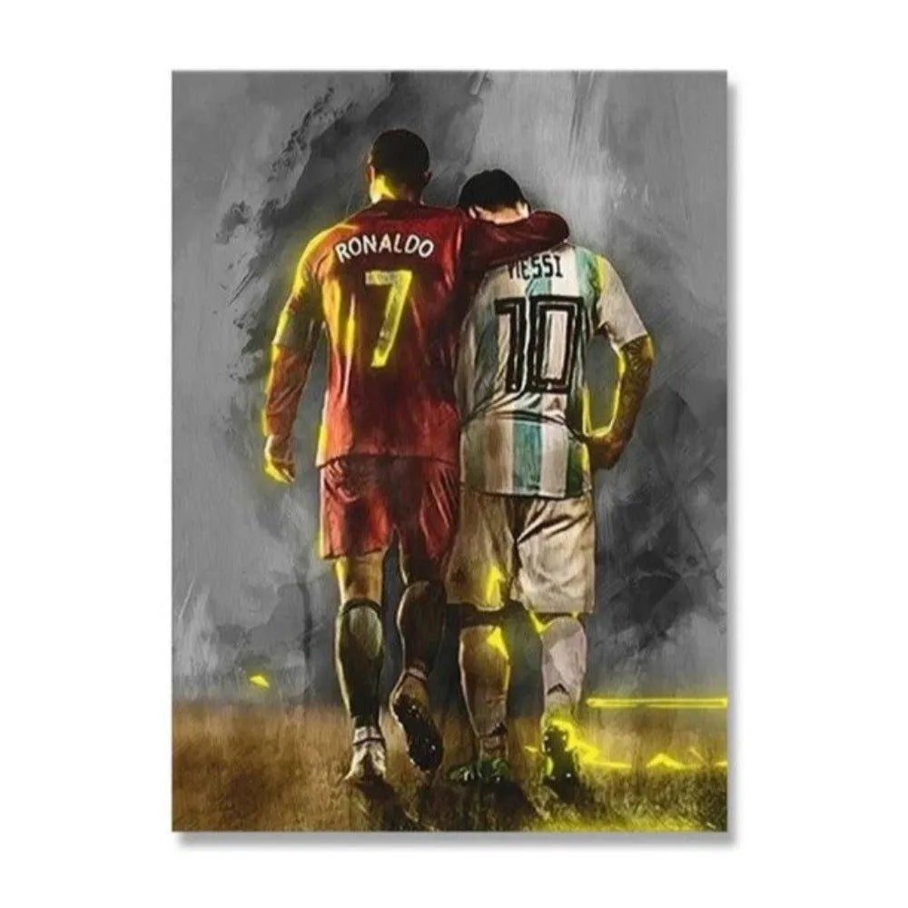 Football Legends Canvas Print (70x100cm)