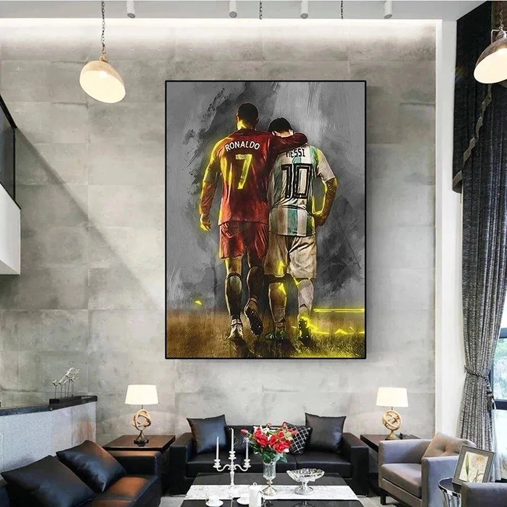 Football Legends Canvas Print (70x100cm)