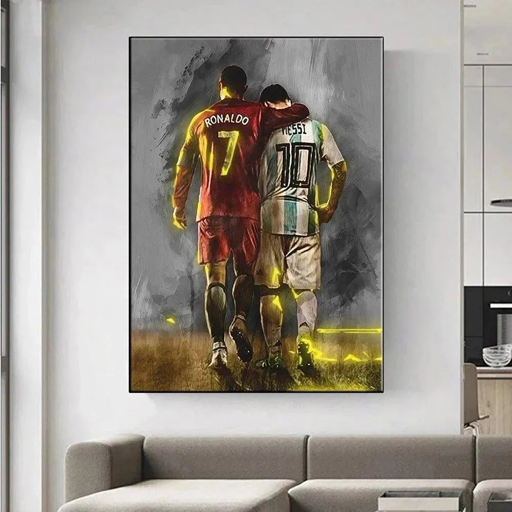 Football Legends Canvas Print (70x100cm)