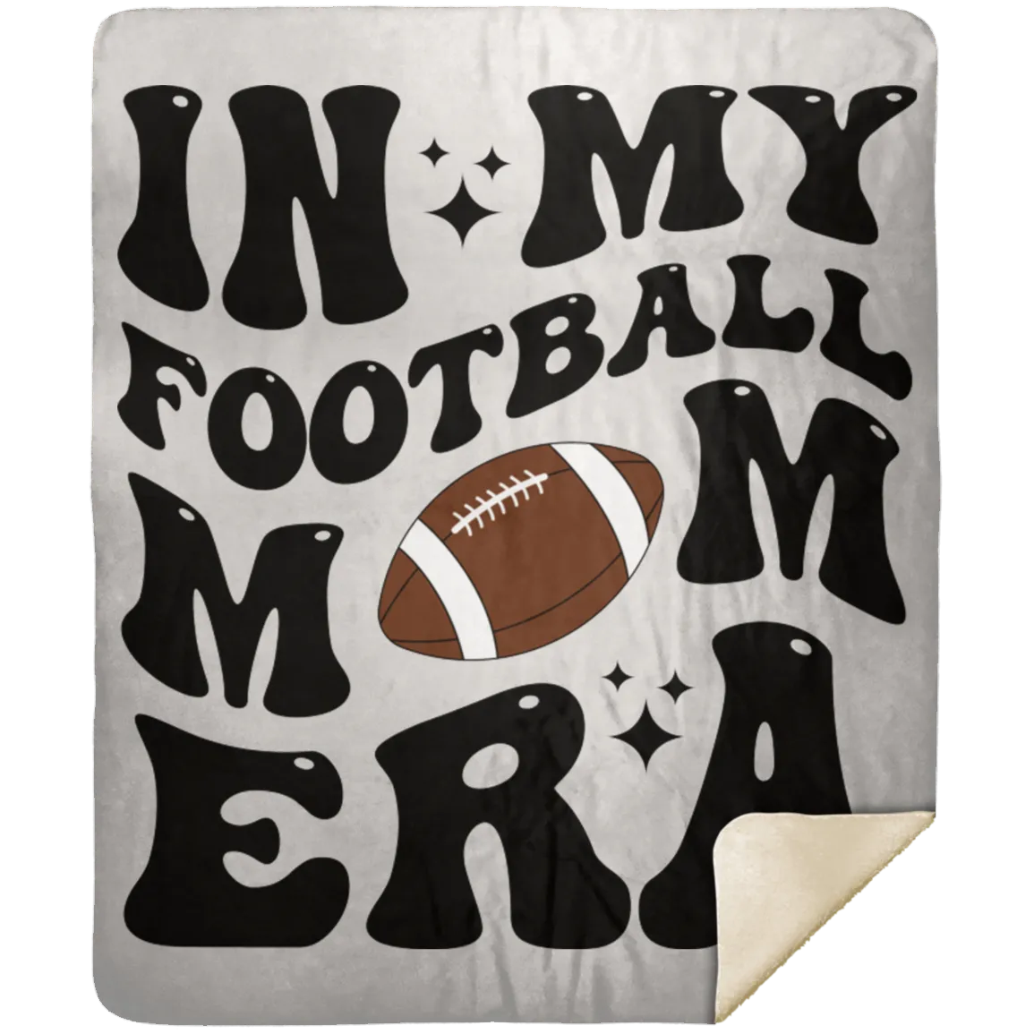 Football Mom MSHM Premium Sherpa Blanket 50x60