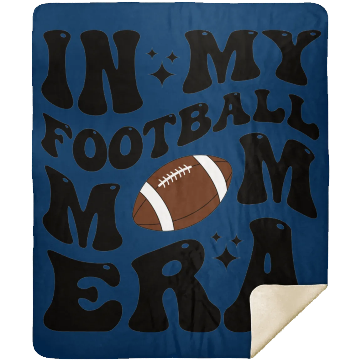 Football Mom MSHM Premium Sherpa Blanket 50x60