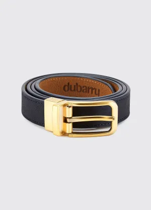 Foynes Leather Belt  - Navy/Multi