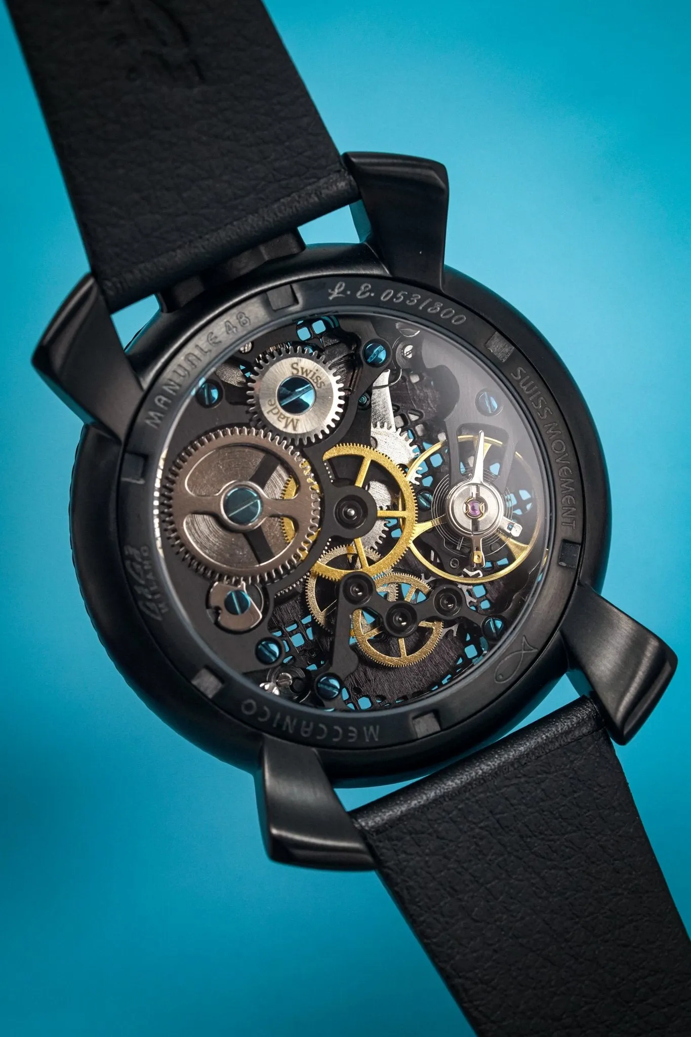 Gaga Milano Watch Vinicius Jr. Skeleton Steel Carbon Limited Edition