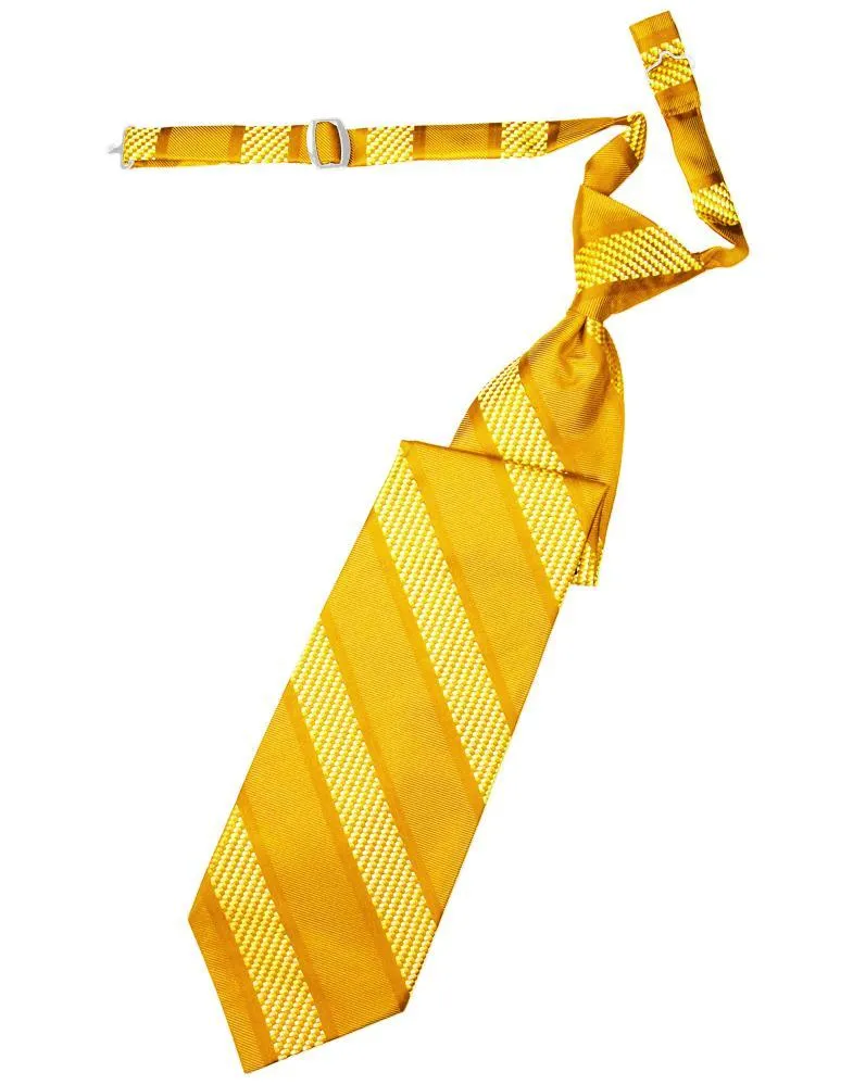 Gold Venetian Stripe Necktie