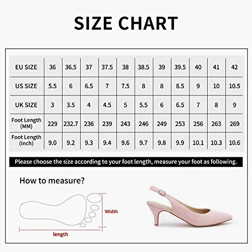 Greatonu Womens Gold Sexy Pointed Closed Toe Comfortable Slingback Pumps Court Shoes