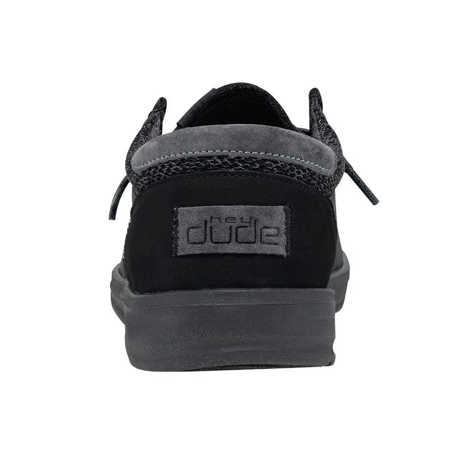 'Hey Dude' Men's Paul Recycled Leather - Black