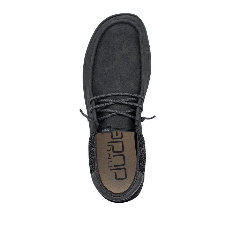 'Hey Dude' Men's Paul Recycled Leather - Black