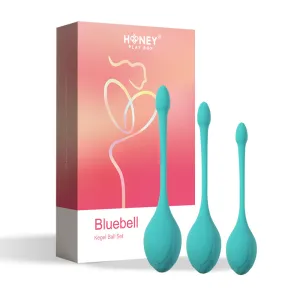 Honey Play Box Bluebell Floral Weighted Kegel Ball 3-Piece Set