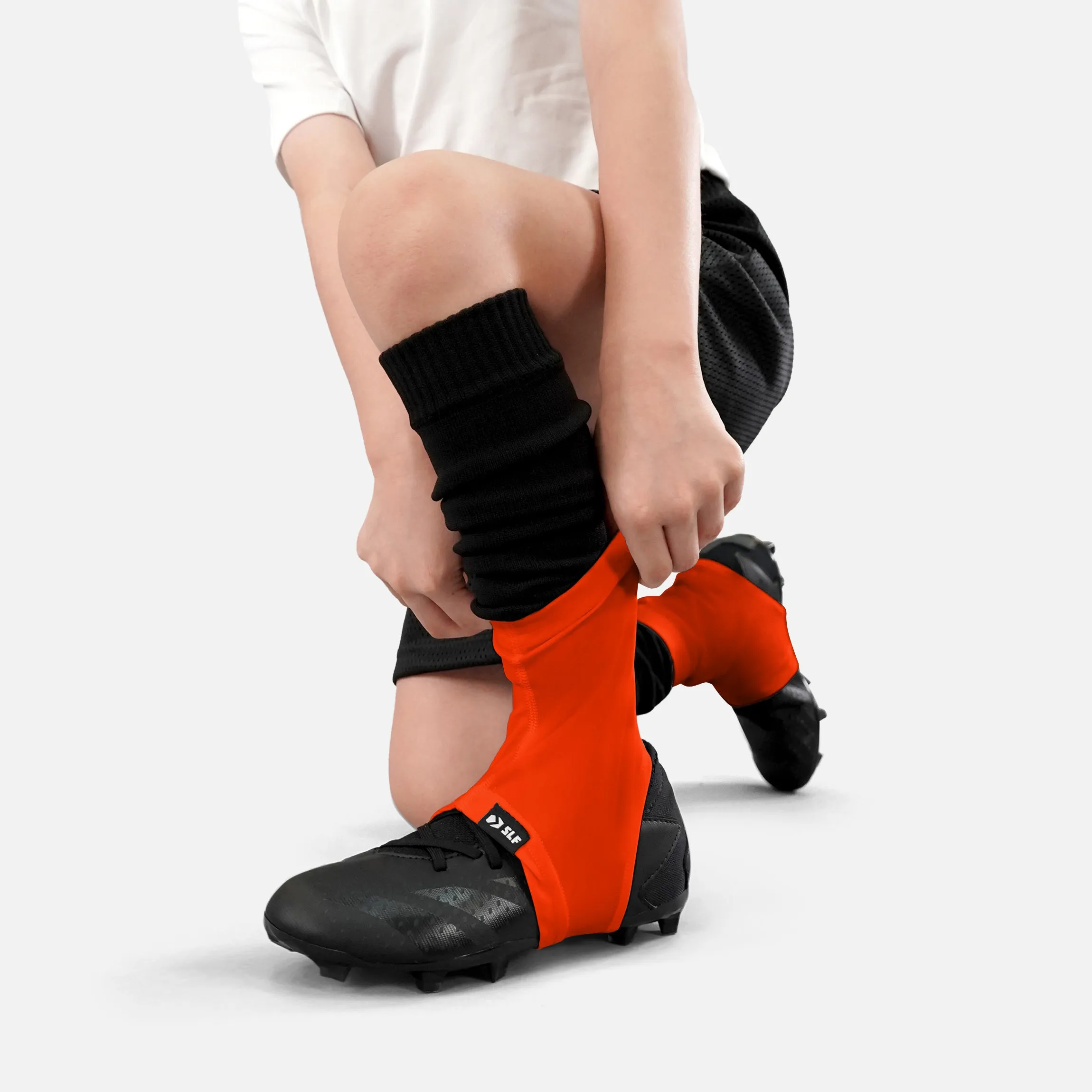 Hue Orange Kids Spats / Cleat Covers