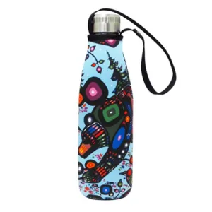 Indigenous Artist Collection: John Rombough Bear Water Bottle and Sleeve