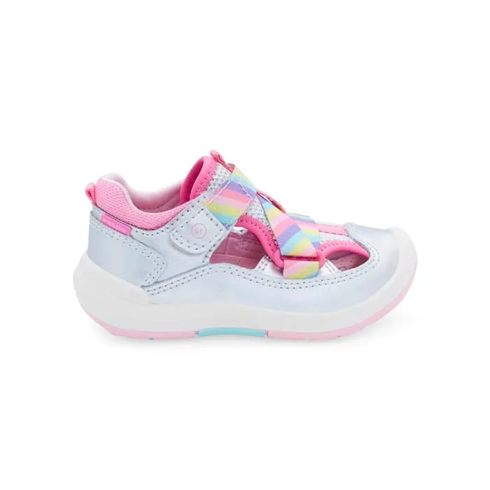 Infant Boy Stride Rite SRTech Surf in Silver Rainbow