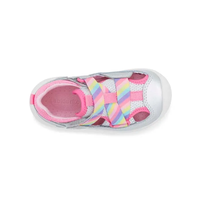 Infant Boy Stride Rite SRTech Surf in Silver Rainbow