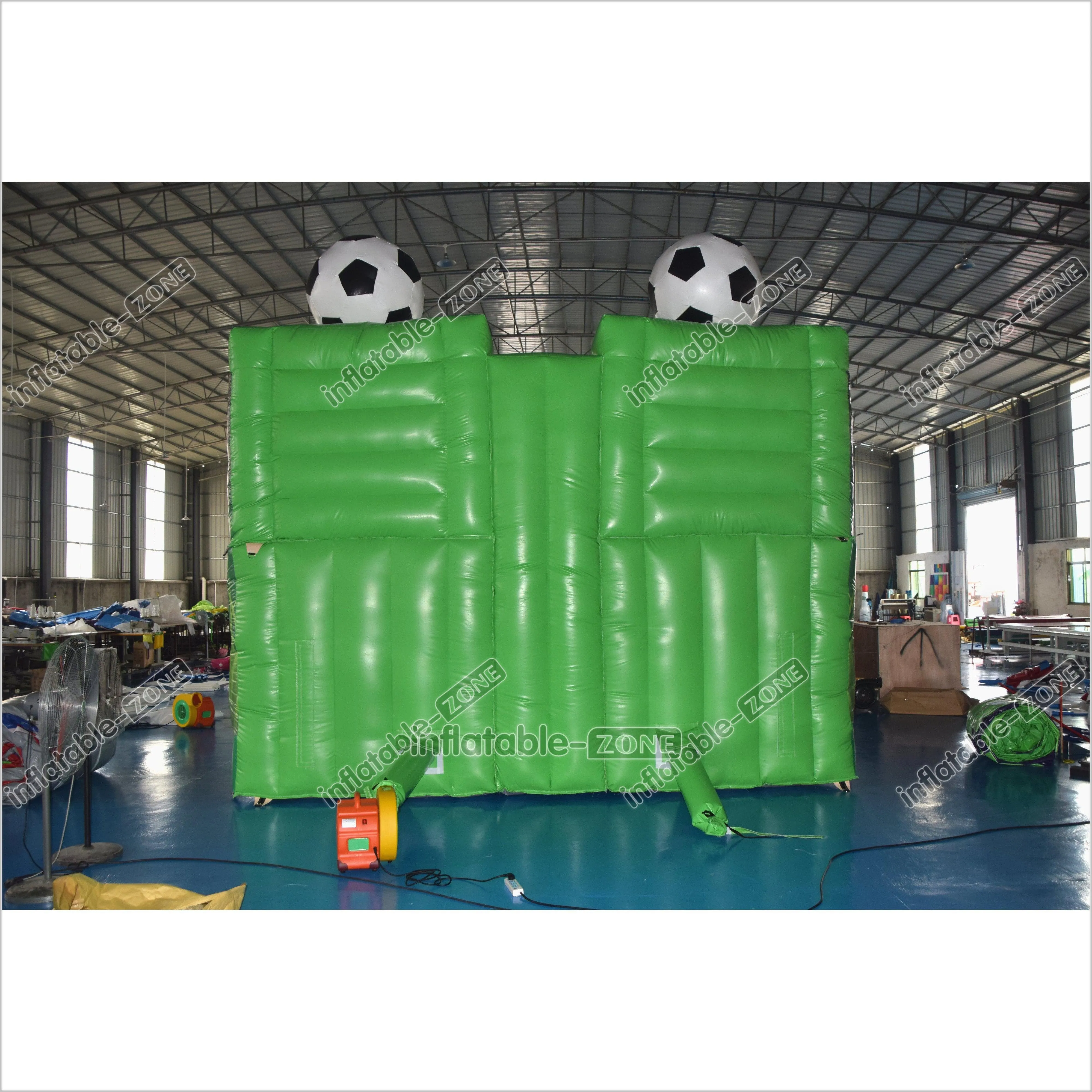 Inflatable Football Slide Children Sports Theme Bouncy Castle Inflatable Giant Slide Bounce Jumper