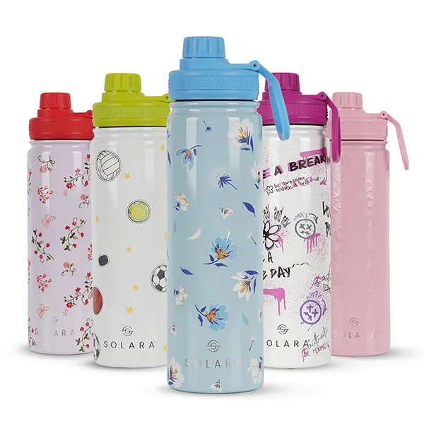 Insulated Water Bottle (2 Caps)