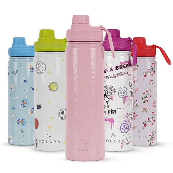 Insulated Water Bottle (2 Caps)