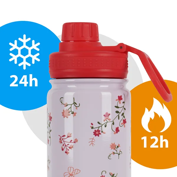 Insulated Water Bottle (2 Caps)