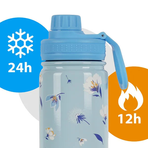 Insulated Water Bottle (2 Caps)