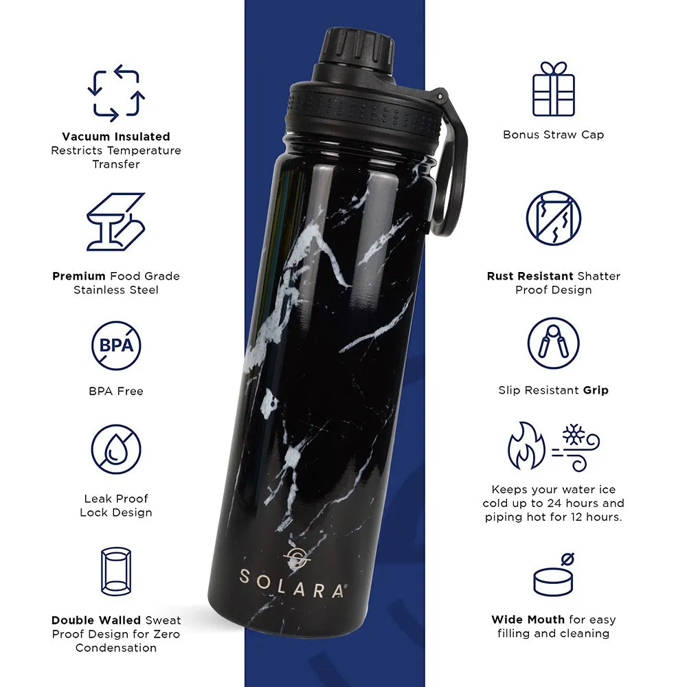 Insulated Water Bottle (2 Caps)