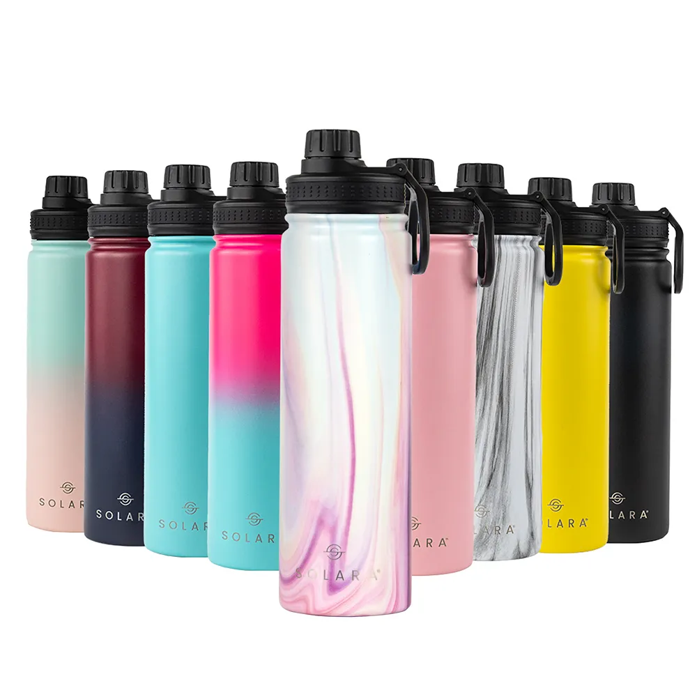 Insulated Water Bottle (2 Caps)