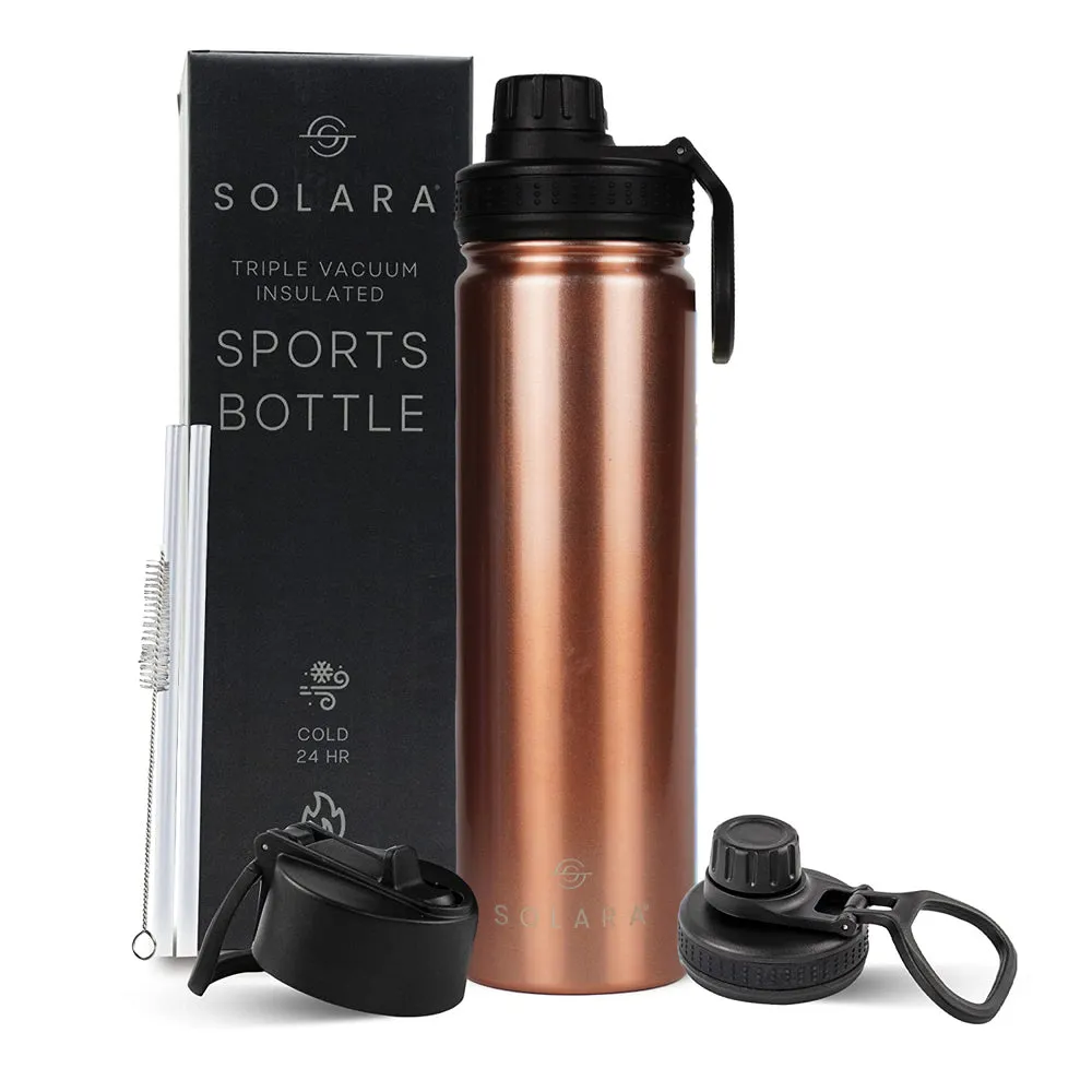 Insulated Water Bottle (2 Caps)