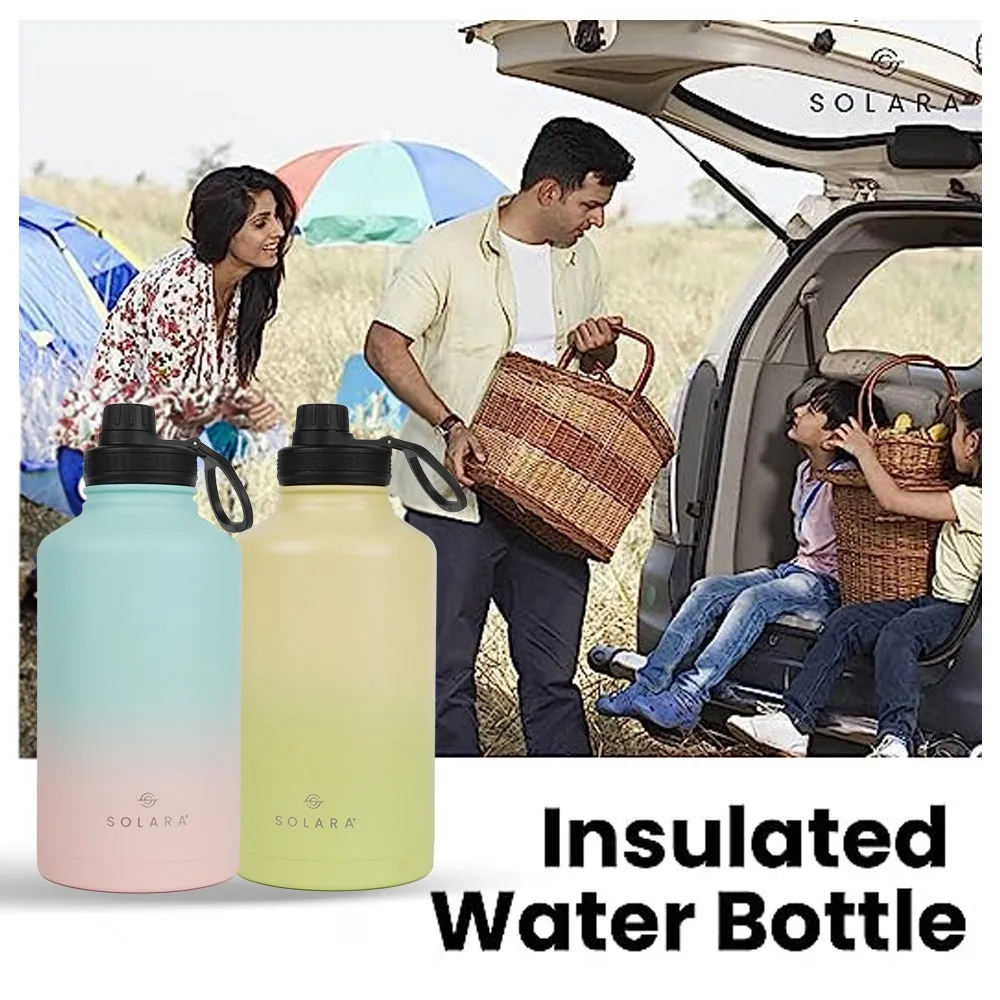 Insulated Water Bottle (2 Caps)