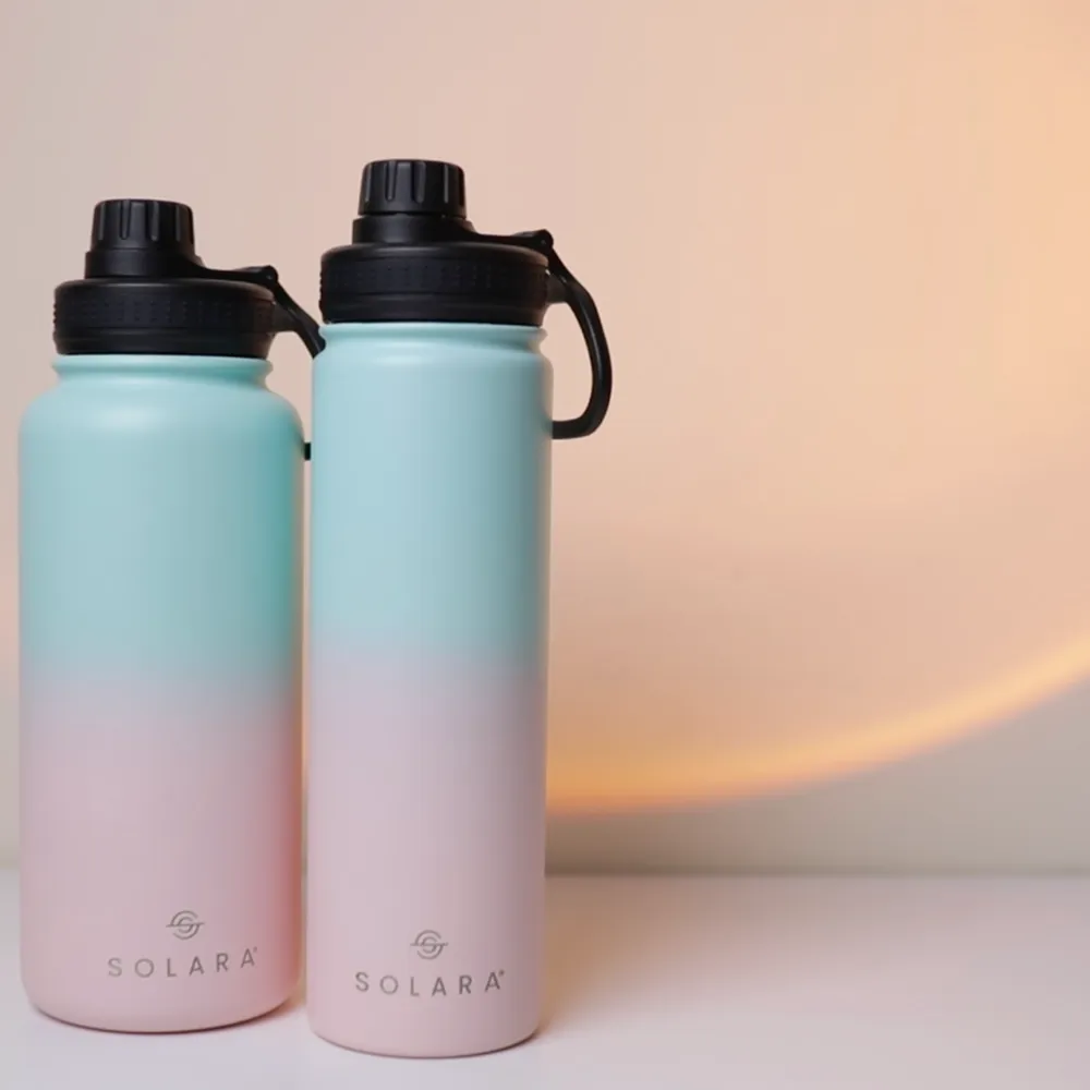 Insulated Water Bottle (2 Caps)