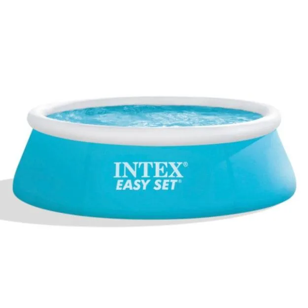 Intex 6' x 20" Easy Set Outdoor Inflatable Swimming Pool (Filter Not Included)