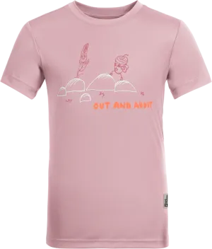 Jack Wolfskin Kids&#x27; Out And About Tee Water Lily | Buy Jack Wolfskin Kids&#x27; Out And About Tee Water Lily here | Outnorth