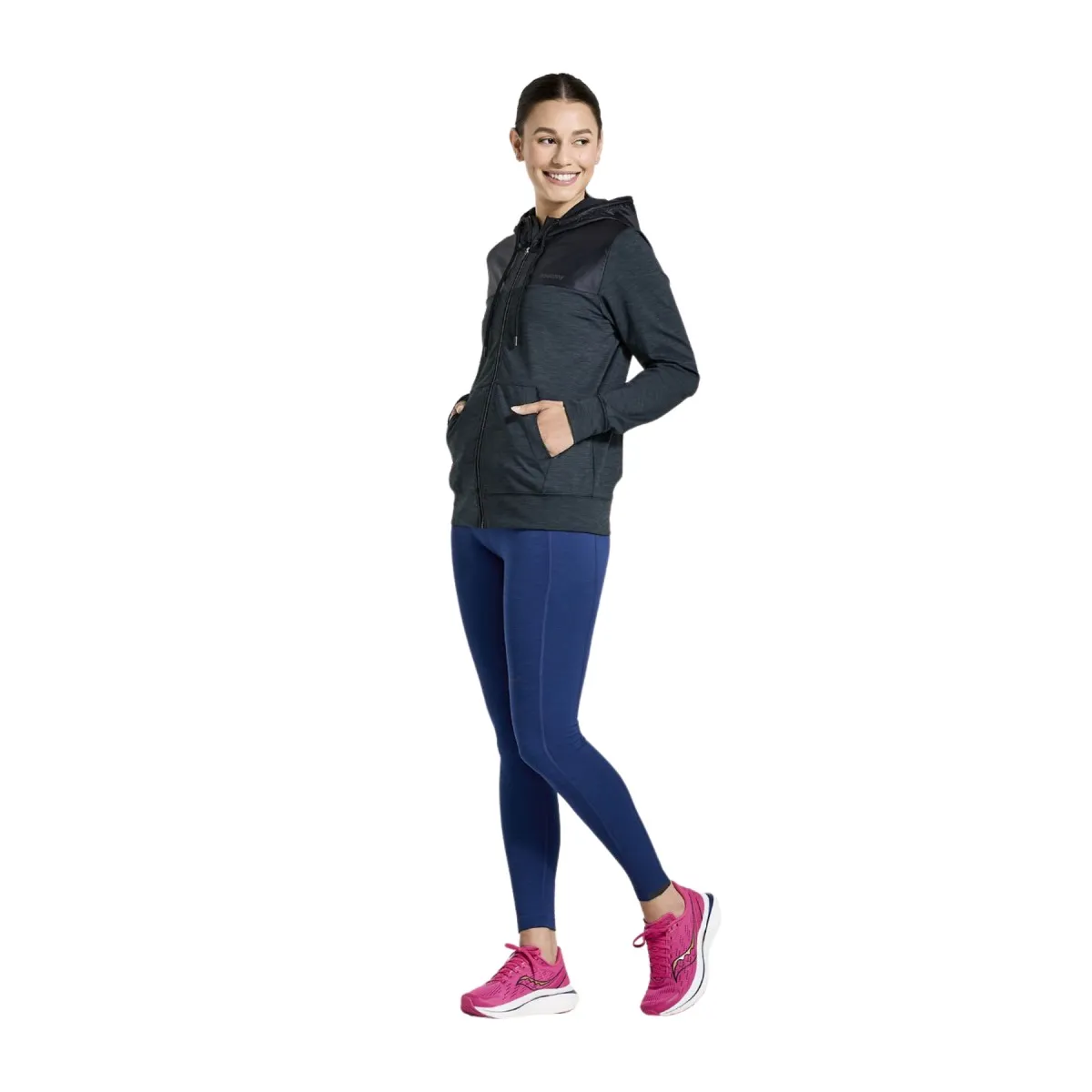 Jacket Saucony Solstice Hooded Black Women's