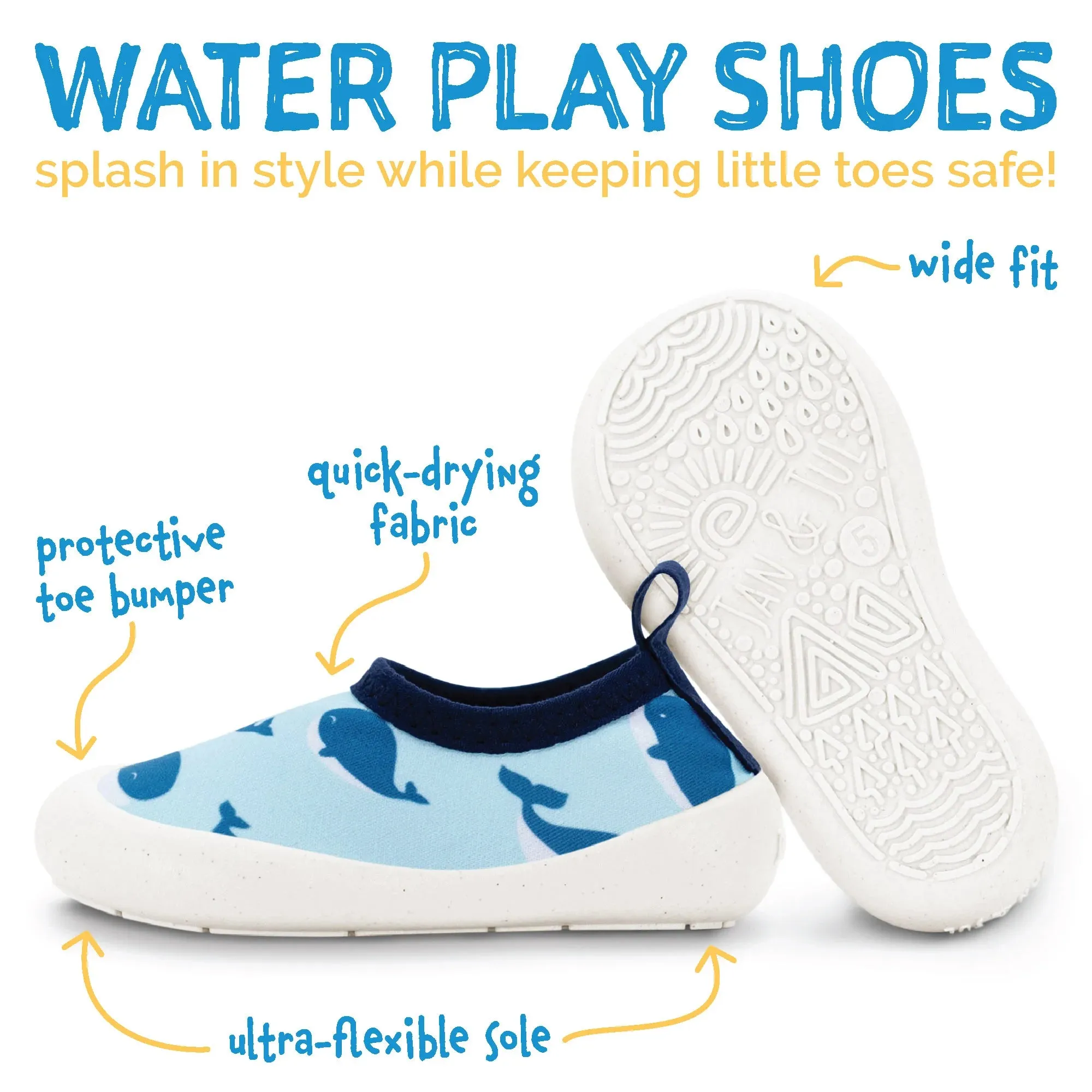 Jan & Jul Water Play Shoe - Dino Buddies