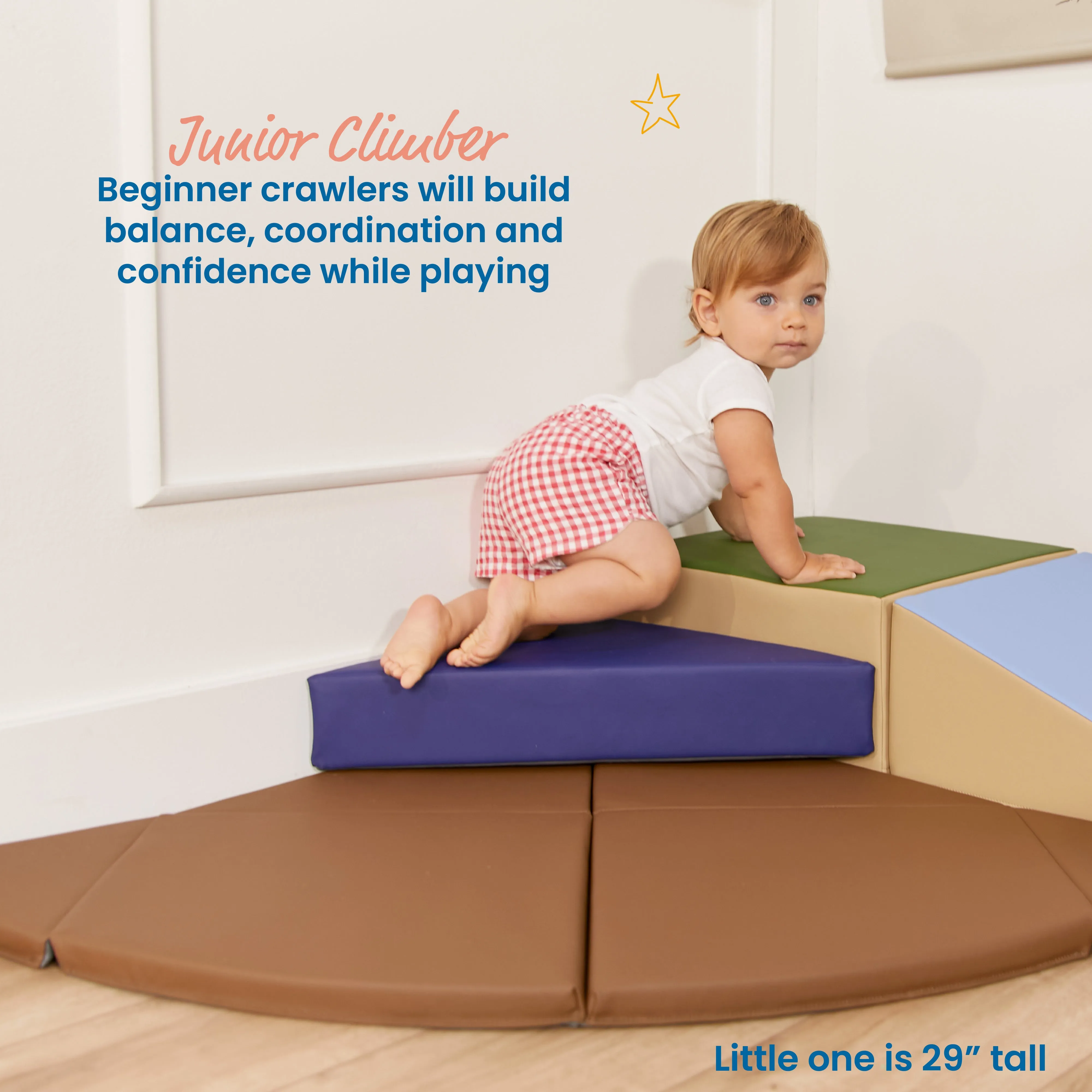 Junior Adventurer's Summit Ramp, Corner Climber, 4-Piece