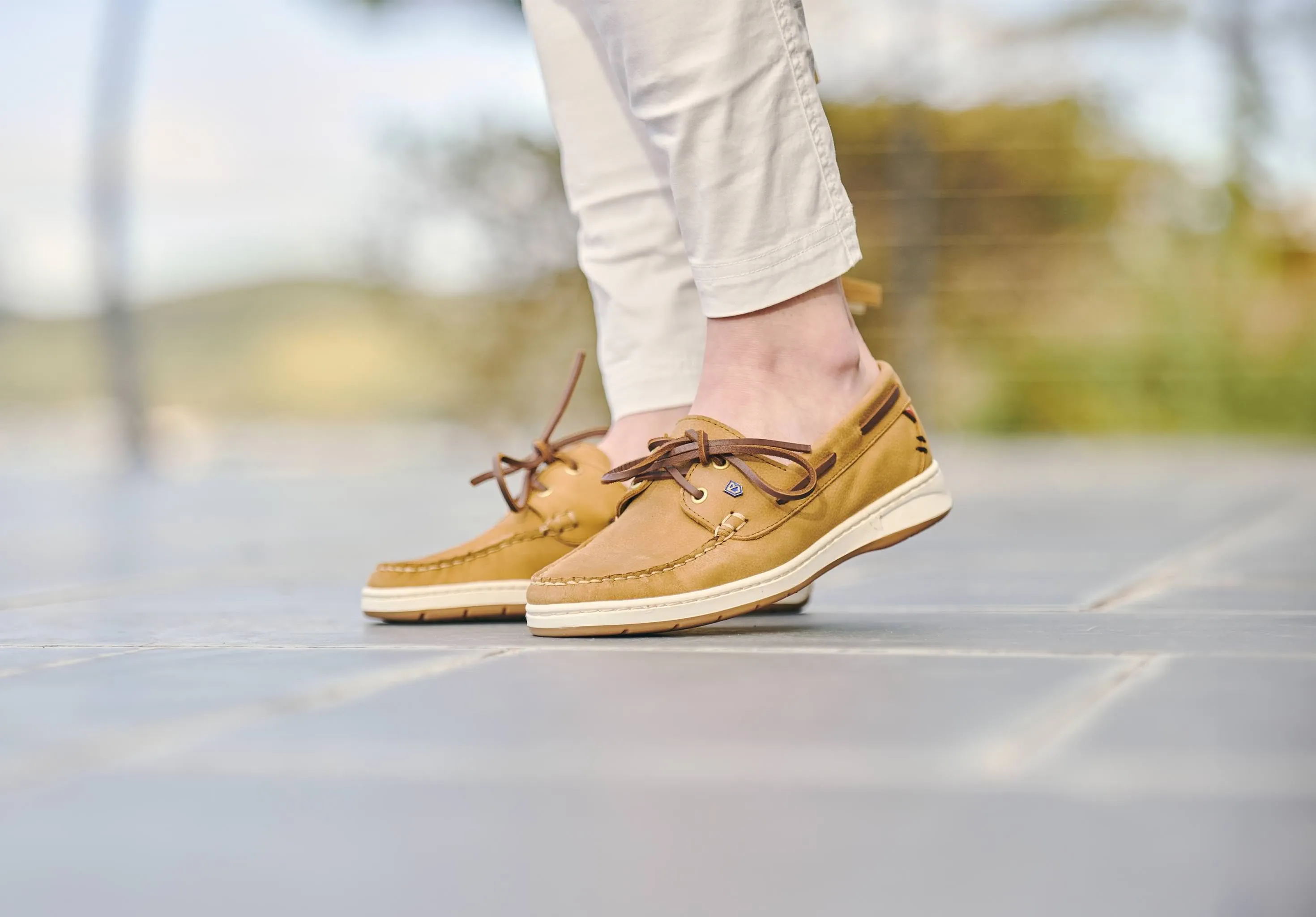 Kos Deck Shoe - Tan