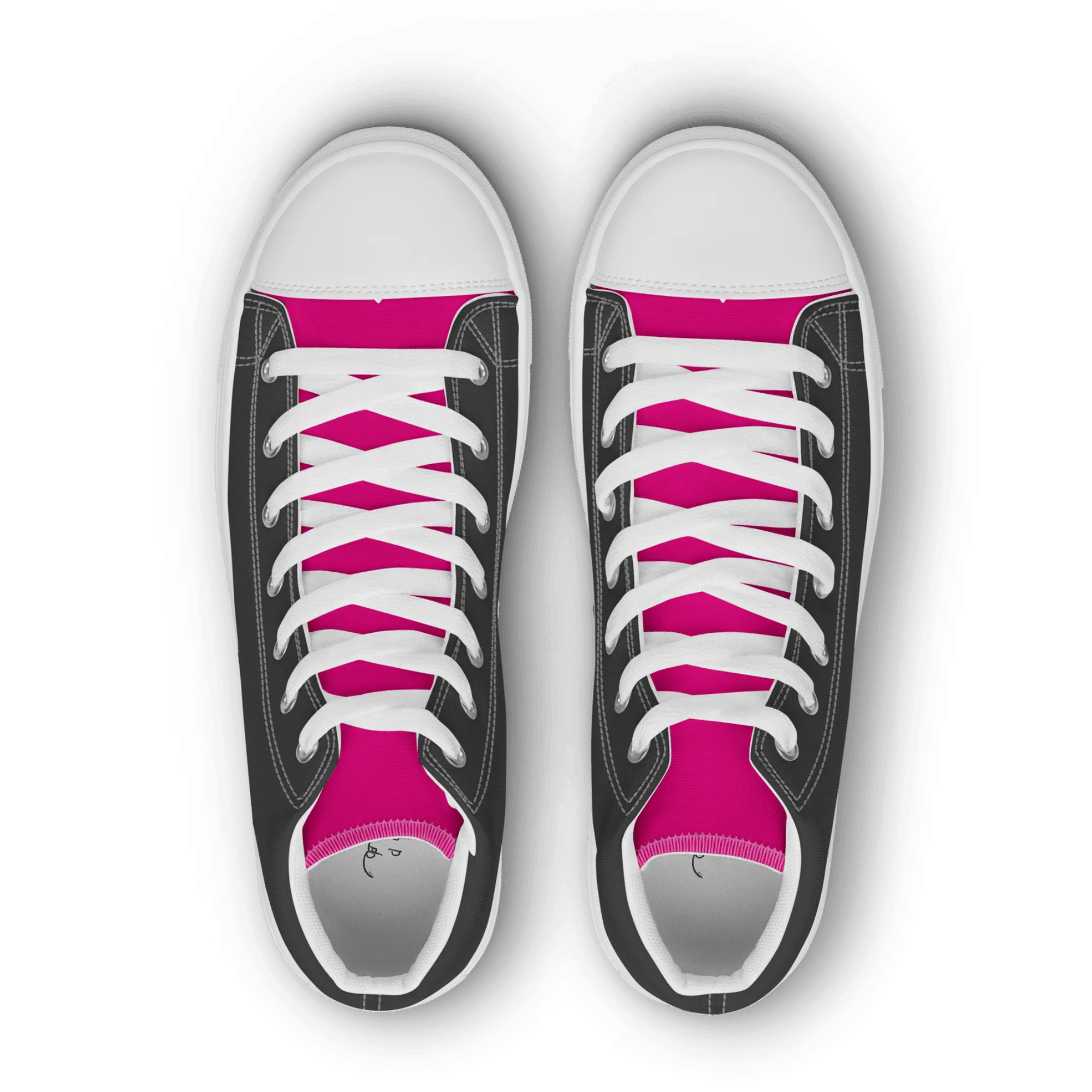 Ladies 'Pink Tongue' High Tops