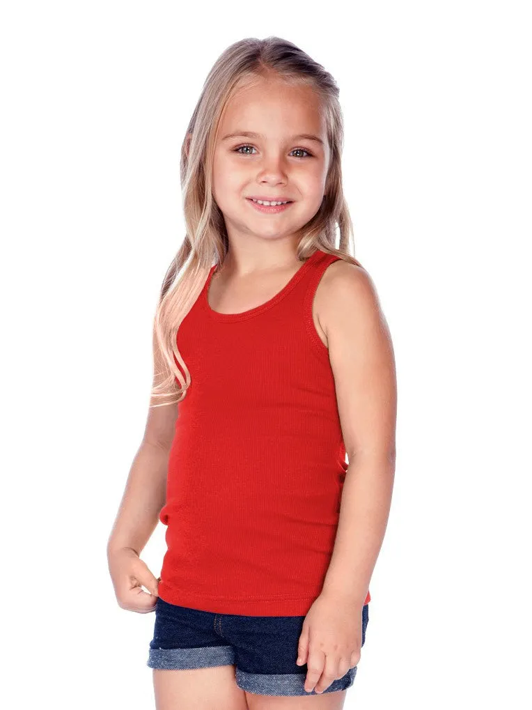 Little Girls Rib Tank-FB