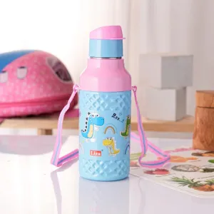 Liza Baby Boss Blue Steel Insulated Water Bottle 480ml - Leakproof & Insulated Bottle For School