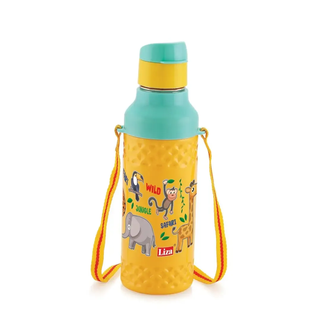 Liza Baby Boss Yellow Steel Insulated Water Bottle 480ml - Leakproof & Insulated Bottle For School