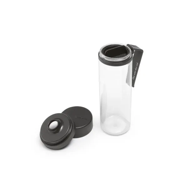 Make & Take Water Bottle with Strainer - 500ml - Dark Grey