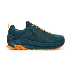 Men's Altra Olympus 5 Hike Low GTX Color: Deep Teal