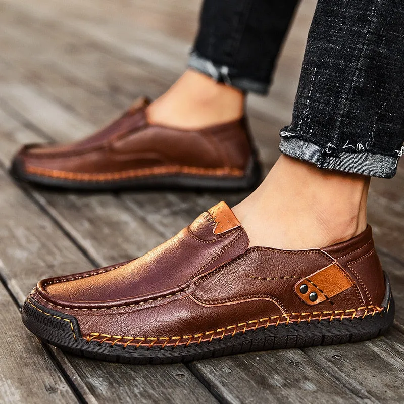 Men's Comfortable And Breathable Leather Shoes