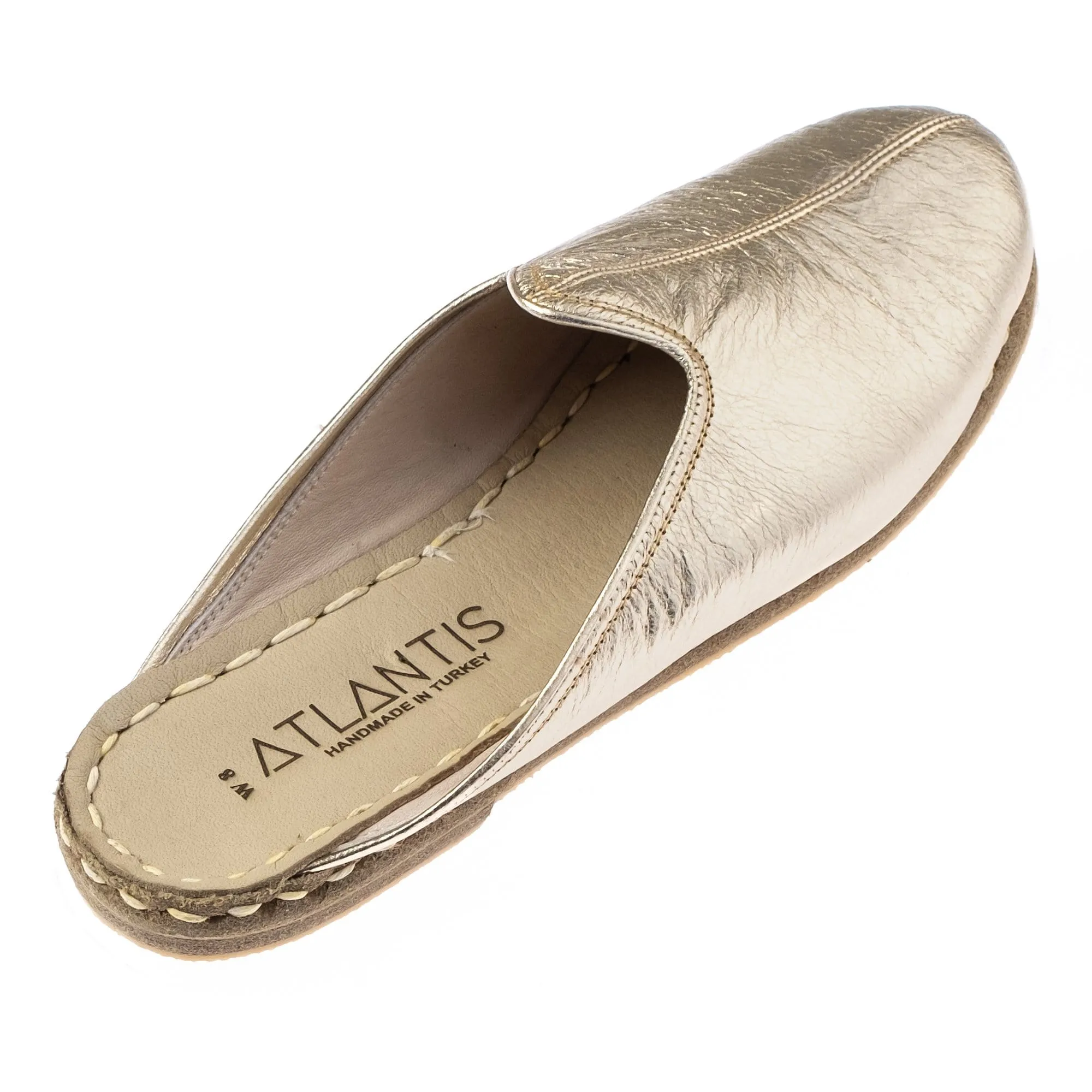 Men's Gold Slippers