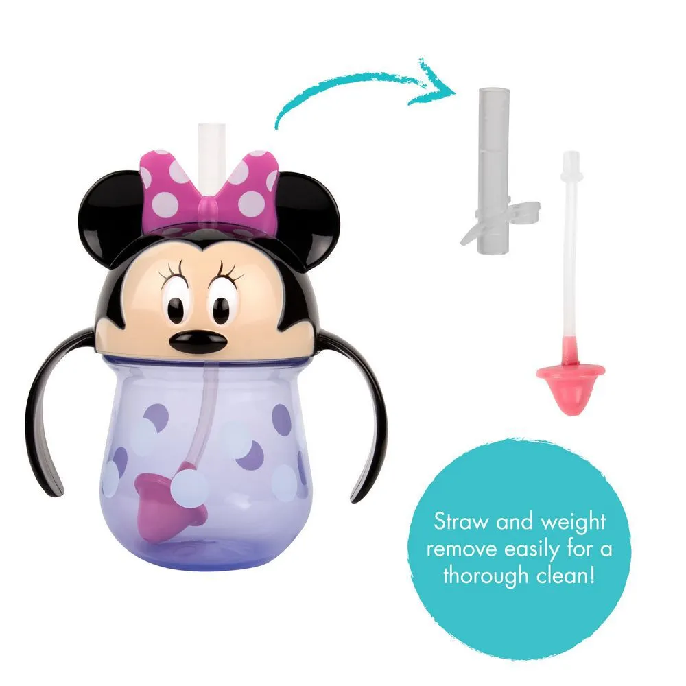 Minnie Mouse Straw Sippy Cup - 207ml