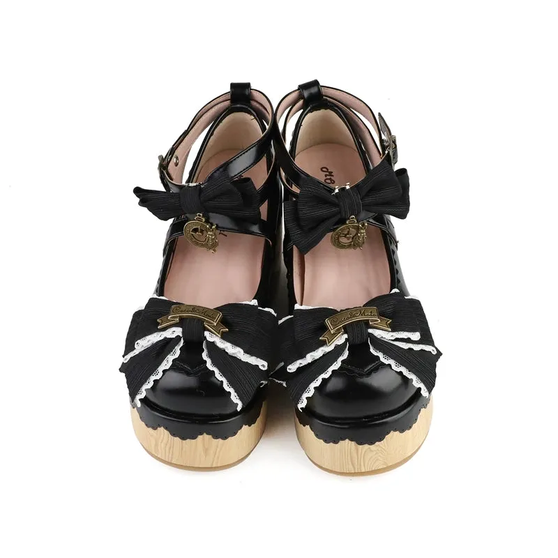 MODO~Hide and Seek~Kawaii Lolita Platform Shoes Thick Sole Shoes