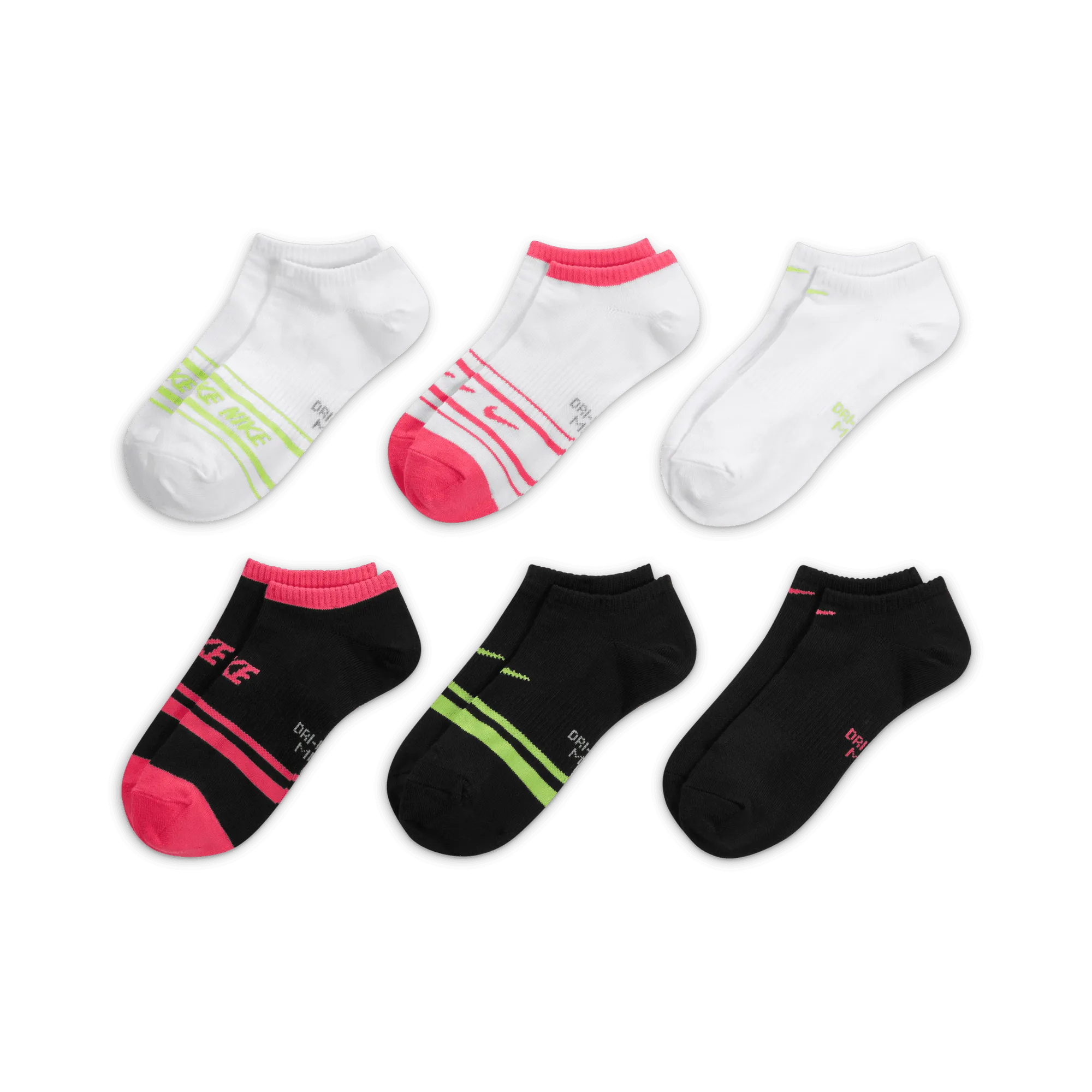 Nike Everyday Lightweight Women's Training No-Show Socks (6 Pairs) DA4222-904