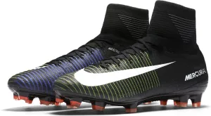 Nike Mercurial Superfly V FG Soccer Boots - Black/Electric Green