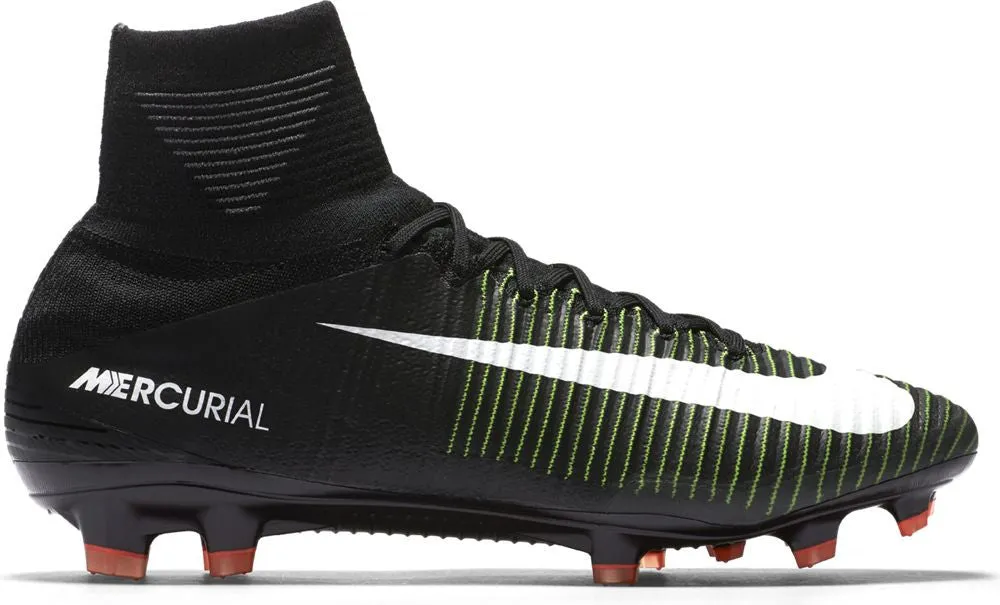 Nike Mercurial Superfly V FG Soccer Boots - Black/Electric Green