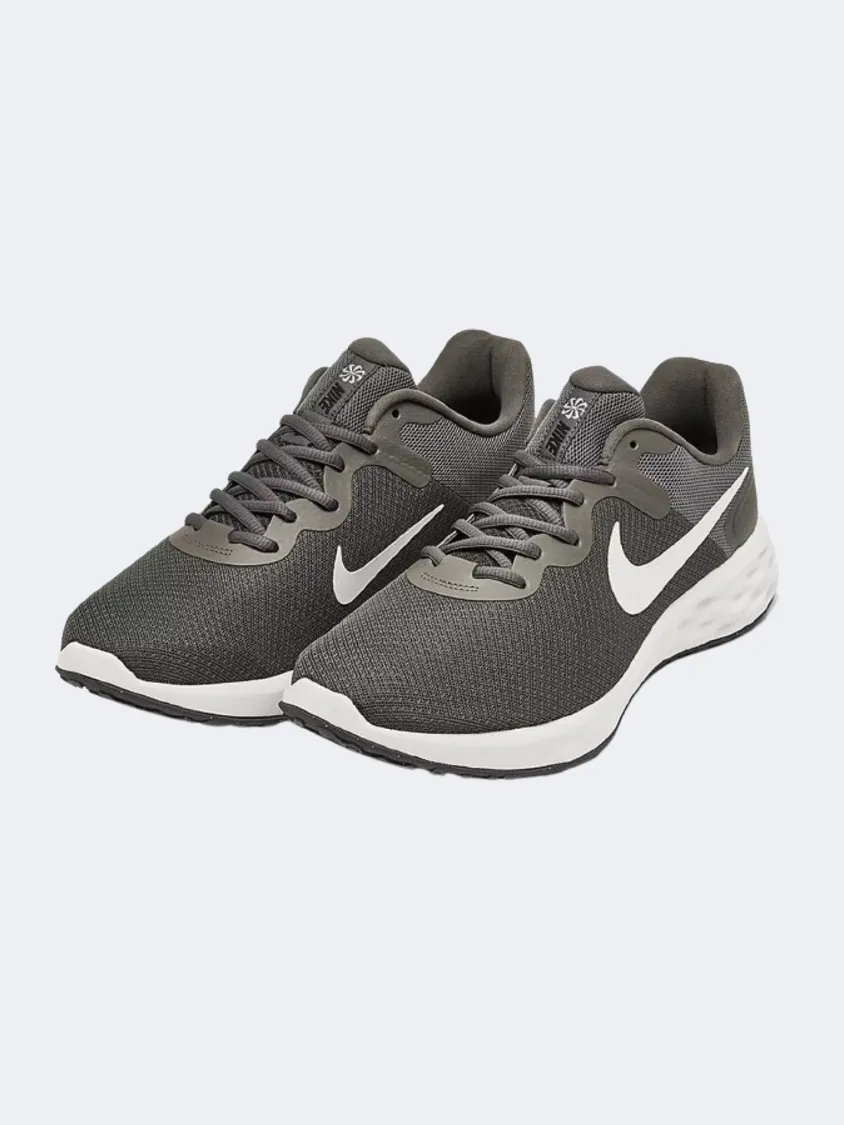 Nike Revolution 6 Men Running Shoes Grey/White